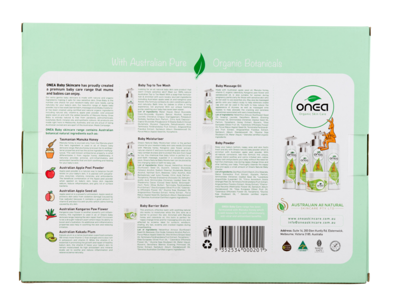 Baby Gift Pack - Organic Baby Skincare