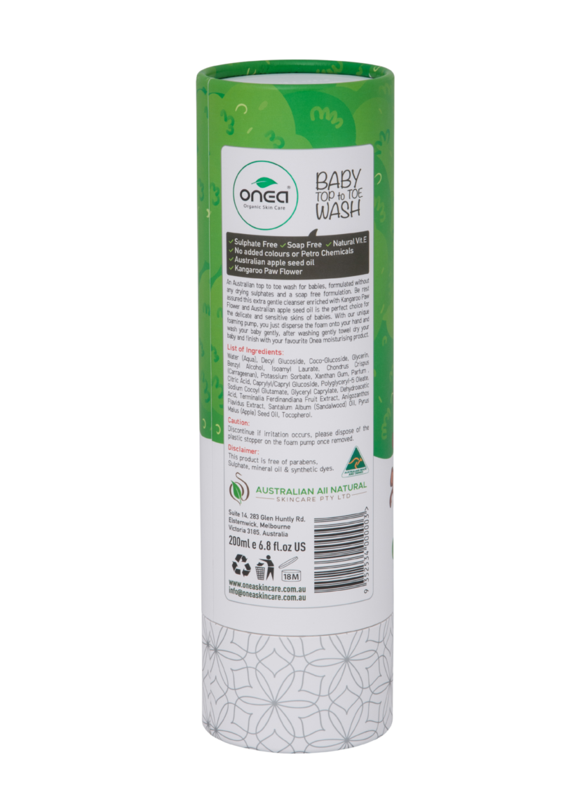 Baby Top to Toe Wash - Organic Baby Skincare