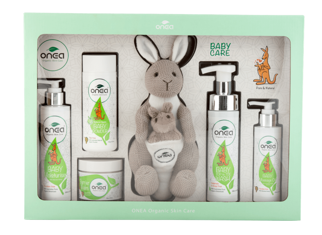 baby skincare onea organic baby gift pack